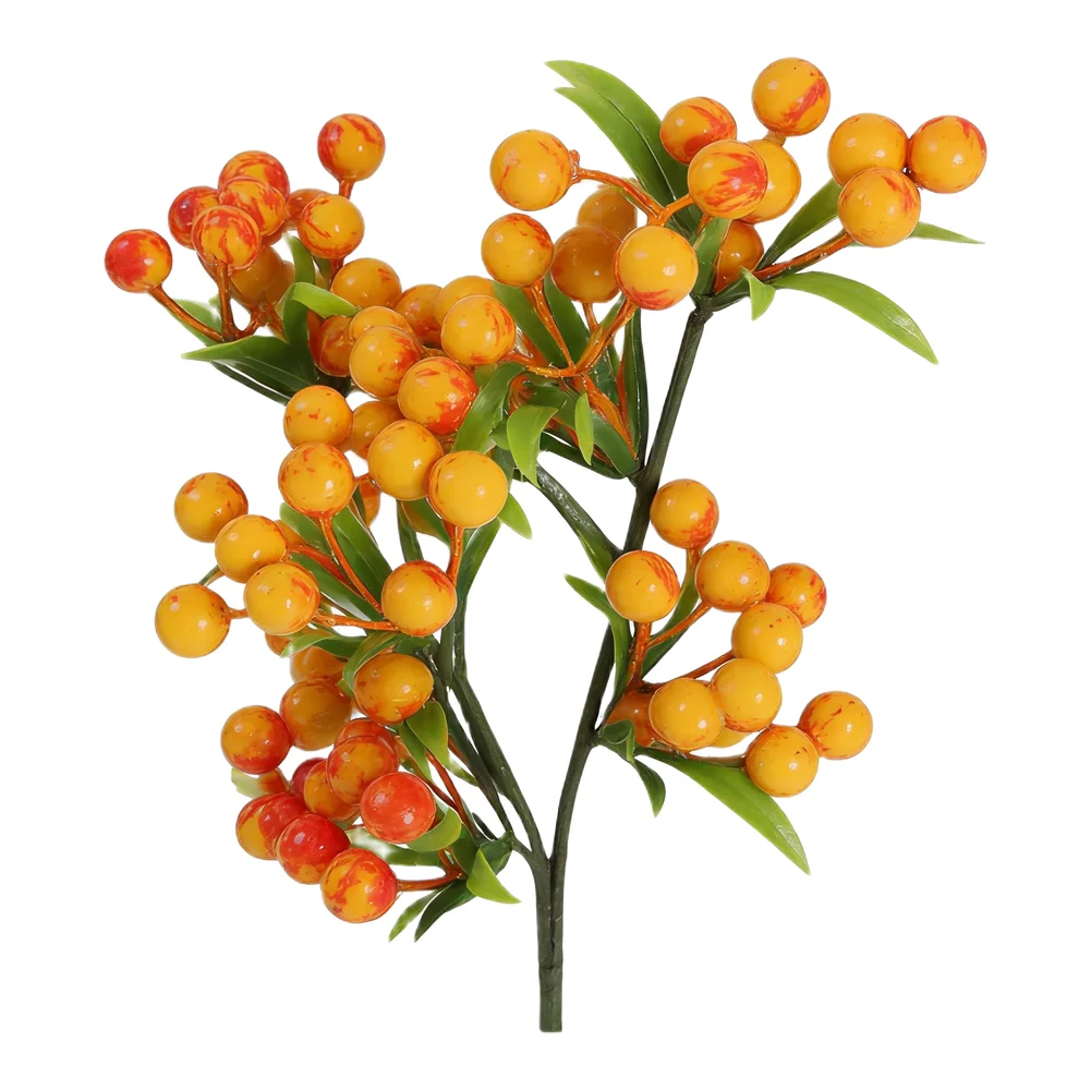 Artificial Lucky Berry Cluster for Wall Hanging Shelf Display Home Decor Wedding Photography 40cm Plastic Red Blue