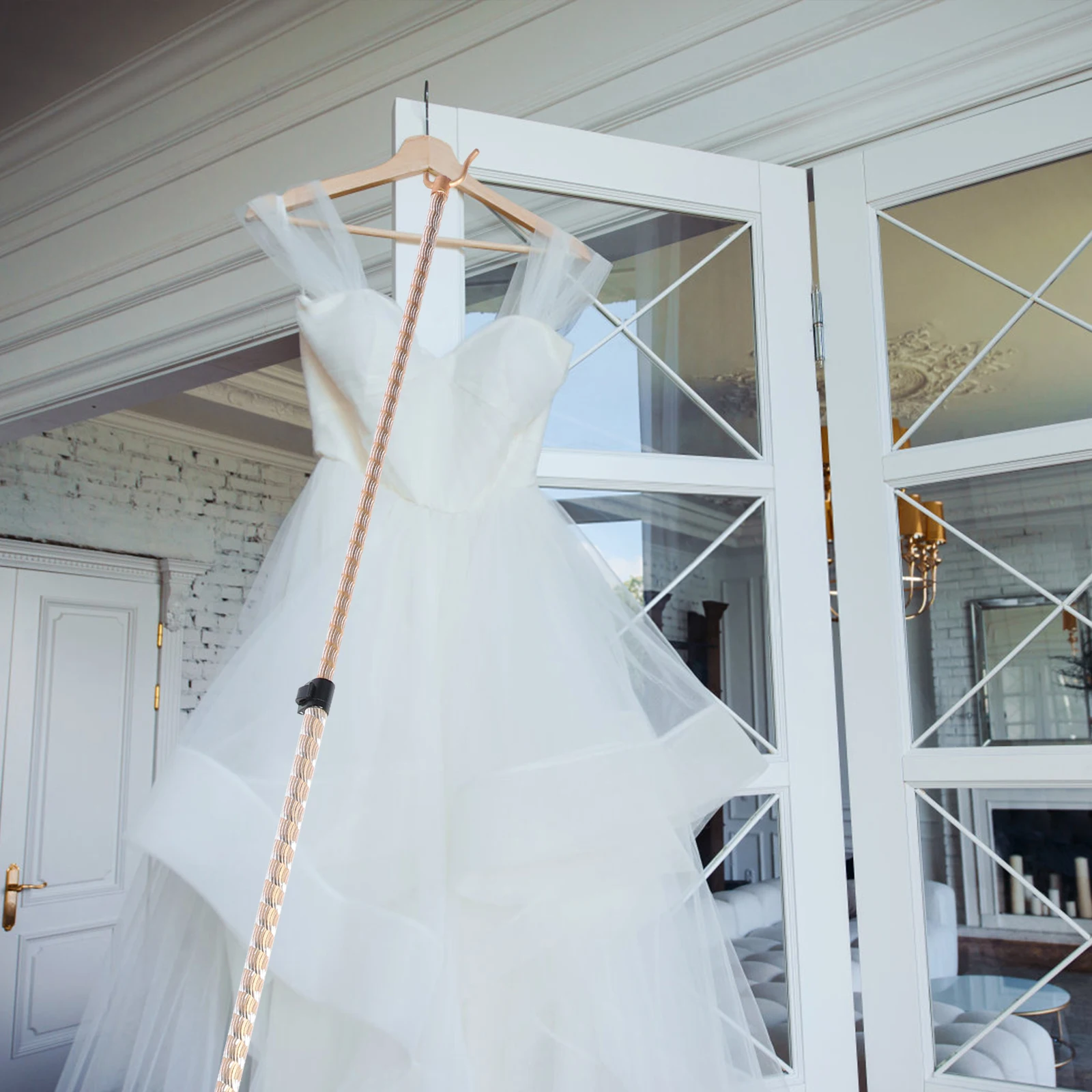 

Retractable Clothes Drying Pole Strong Bearing Capacity No Deformation Ideal for Balcony Use Flexible Adjustable Household