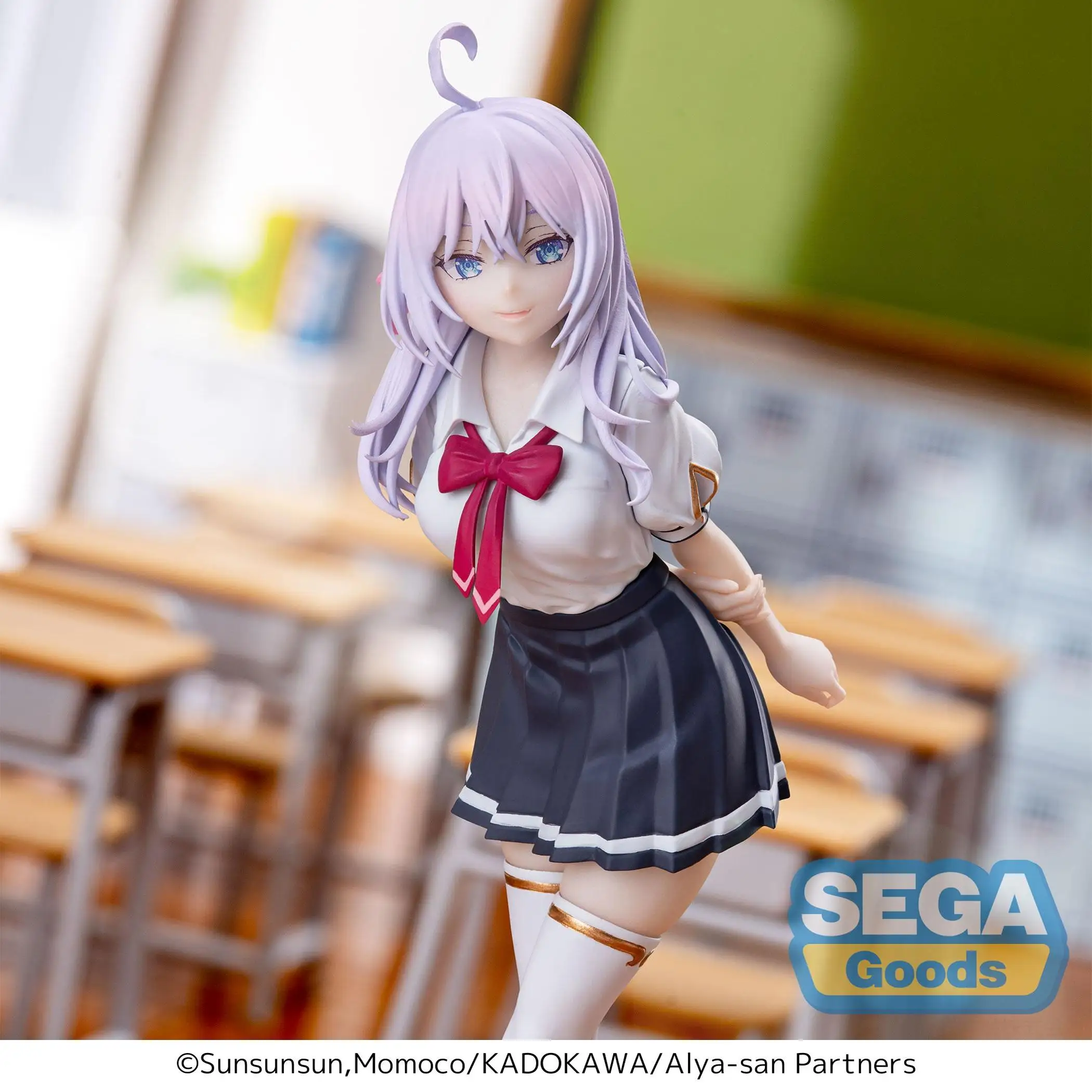 Original SEGA Luminasta Alya Sometimes Hides Her Feelings in Russian Alisa Mikhailova Kujou PVC Anime Action Figures Model Toys