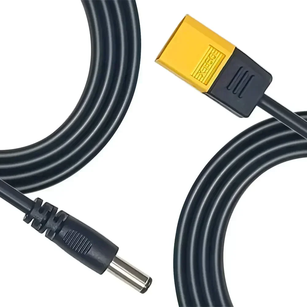 Imagem -03 - Conector de Bala Macho para Macho Dc5525 Cabo de Alimentação Adaptador para Ts101 Ferro de Solda Bateria Elétrica Carregamento Fio Xt60