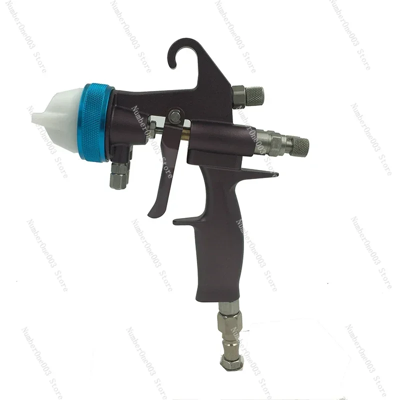 1202 Paint Sprayer Manual Spray Painting Pressure Mirror Chrome Spray Paint Double Nozzle Spray Gun for Chrome