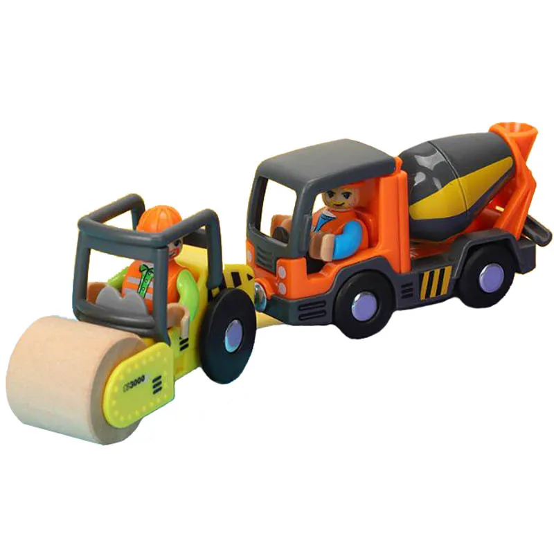 Neuer Feuerwehrauto, magnetischer Zug, Auto, Krankenwagen, Polizeiauto, Feuerwehrauto, kompatibel mit Brio, Holzeisenbahn, Kinderspielzeug