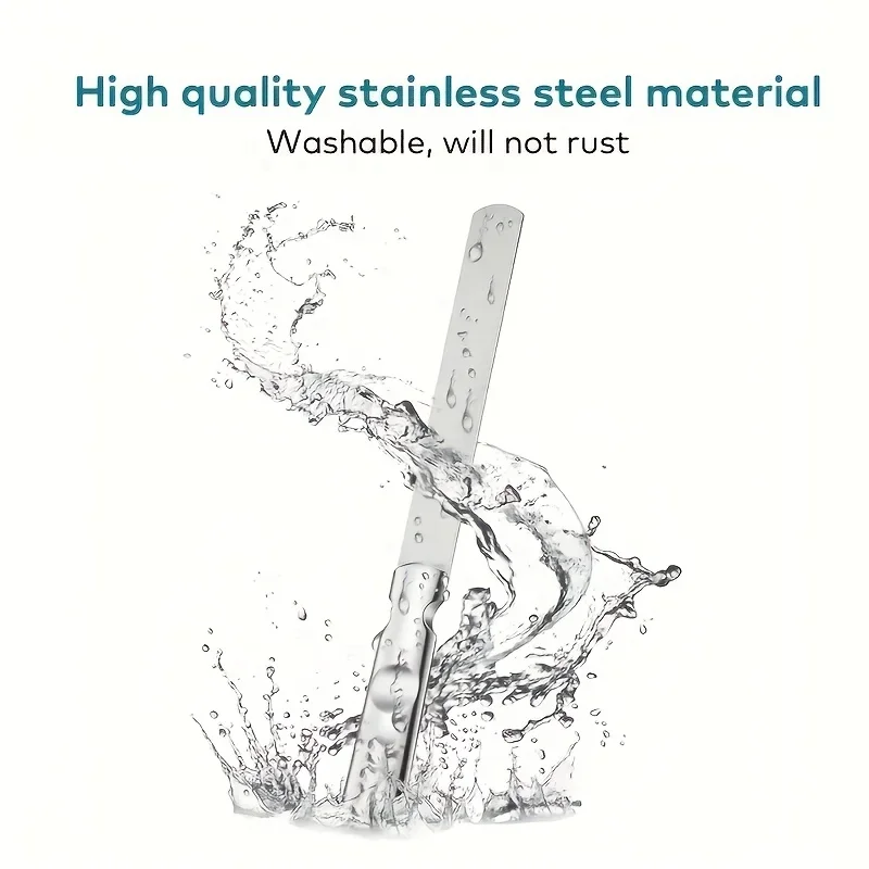 Professional Stainless Steel Nail File Double-Sided Heavy Duty & Reusable Manicure Tool for Natural Nails Christmas Gift