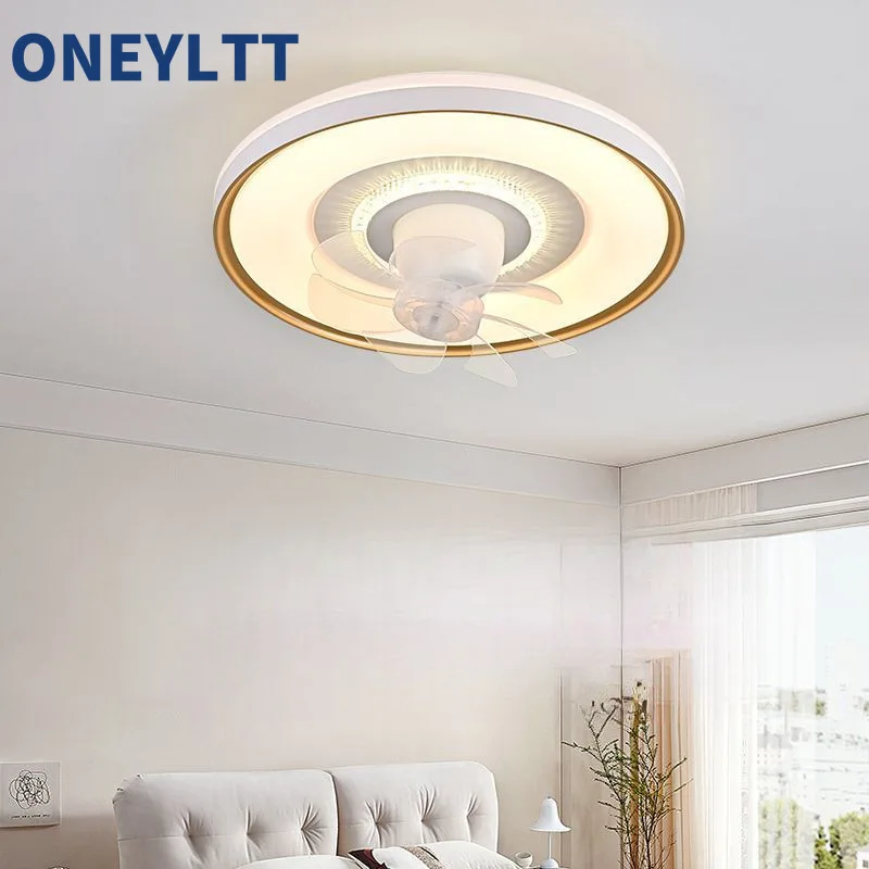 

New bedroom fan light with 360 degree shaking head dining room ceiling minimalist living room electric fan ceiling fan light