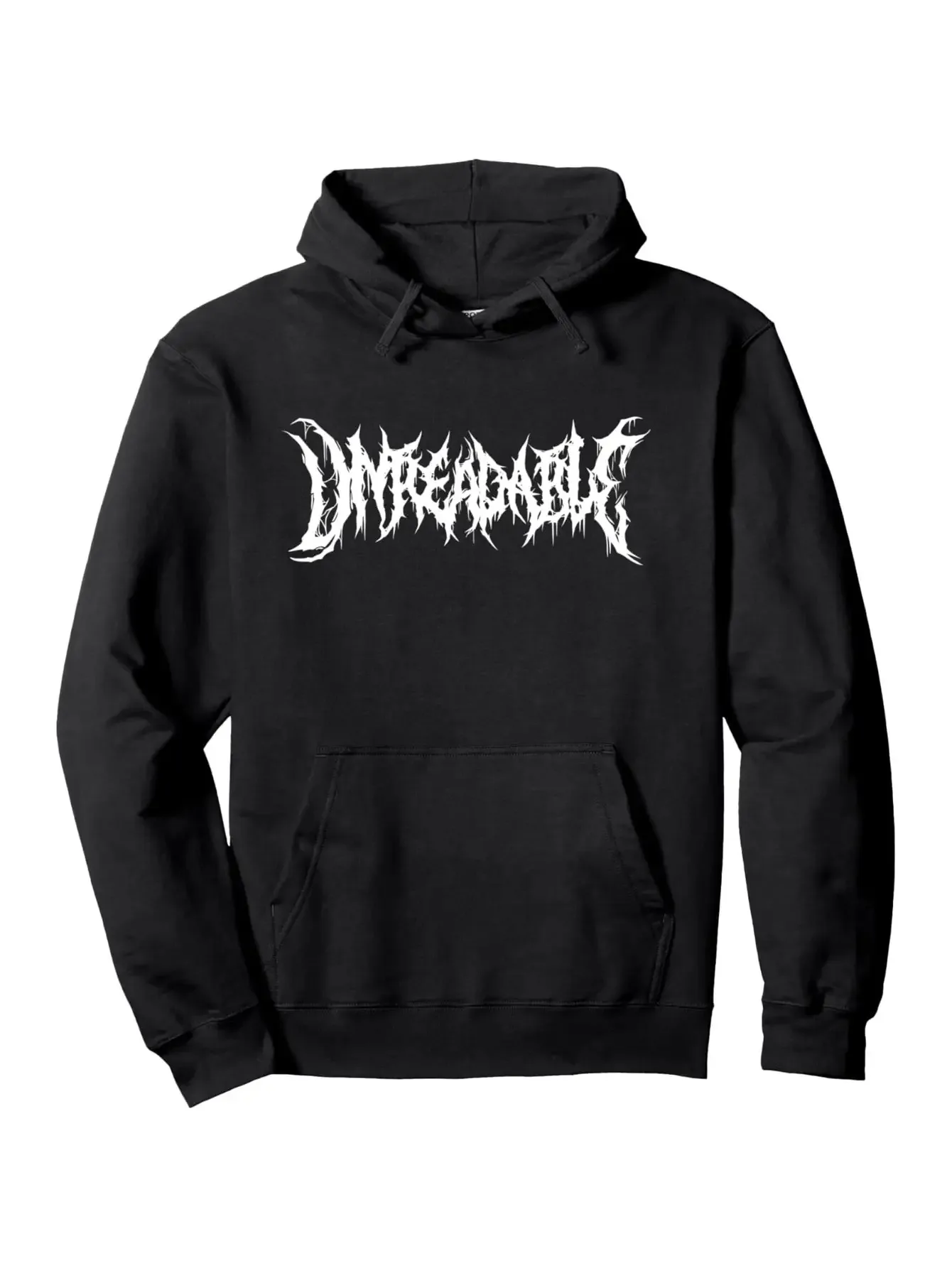 Nicht lesbar. Death Metal, Extremes Black Metal Band Lustiger Pullover Hoodie, PLUS SIZE