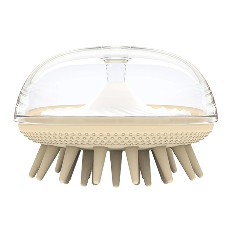 Round Jellyfish Shape Hair Shampoo Brush Silicone for Head Scalp Massage Comb To Drop Shipping