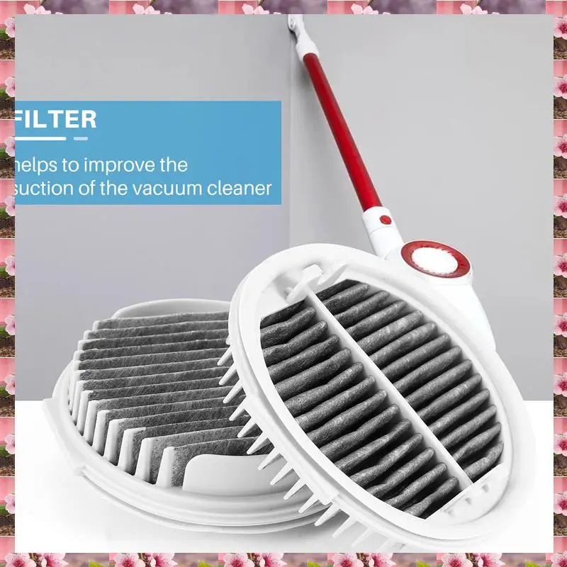 2025 4 ชิ้นแผ่นกรองเฮปาสำหรับเสี่ยวหมี่ รอยด์มีไร้สาย F8 เครื่องดูดฝุ่นแบบใช้มือถือสมาร์ททดแทนที่มีประสิทธิภาพตัวกรองเฮปาอะไหล่ Xcqlx