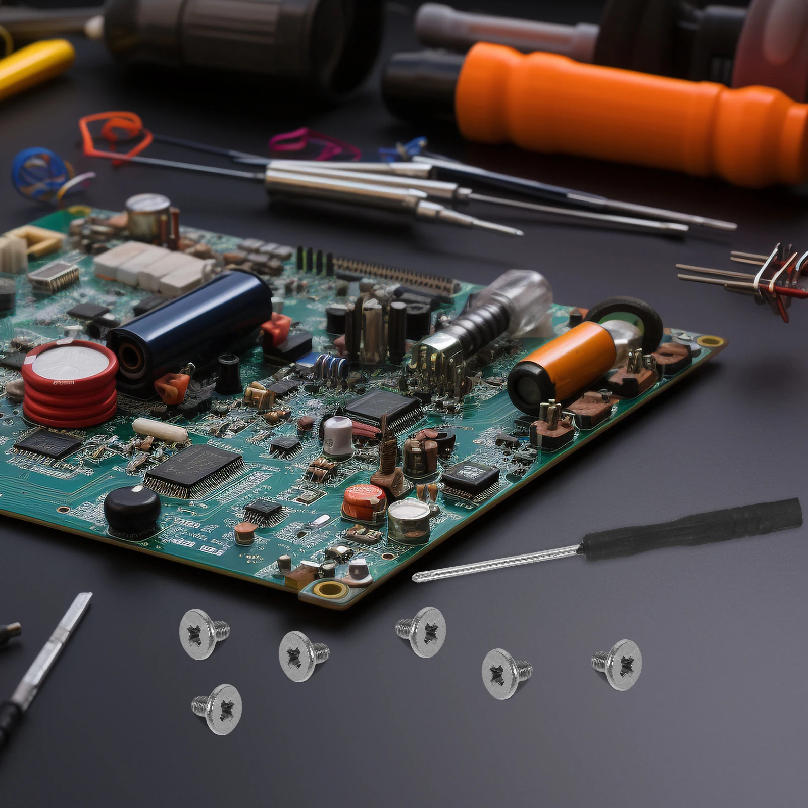 

61 Pcs SSD Hard Drive Fixing Screws for Laptops Desktops Durable Compact Easy Installation Prevent Loosening Hardware Damage