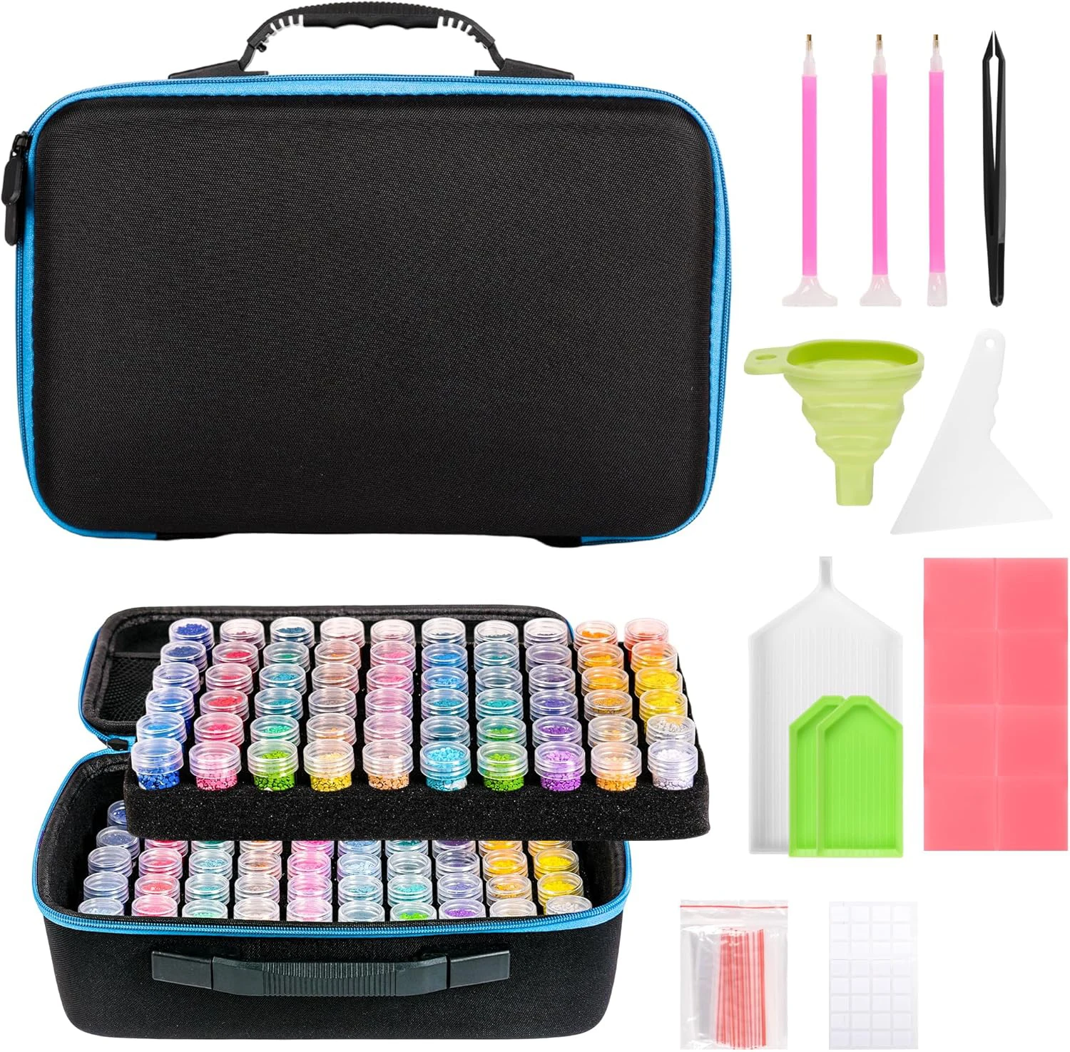 120スロットダイヤモンドペインティング収納容器、ダイヤモン - Art Craft Organizer のレビューと価格