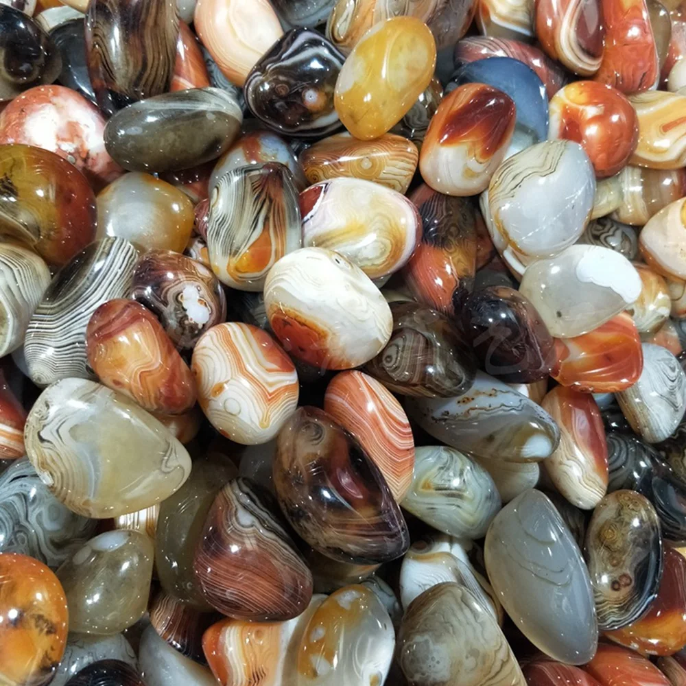 Großmengen Madagaskar Natürlicher Glatter Achatstein Heilkristall Karneol-Geode Mineralspezimen Blumentopf Hofdekoration – Detail 5