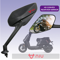 Motorcycle Off-Road Anti-Shake Antiglare Wide-angle Rearview Mirror For Niu Kqi3 Pro M1 N1s Ngt N1 Uqi NQi GT RQi MQi Upgrade