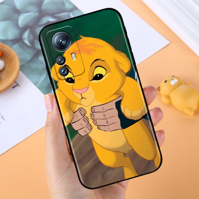 The Lion King Anime For Xiaomi Mi 13T 13 12T 12 11T 11i 11 A3 10T 10 9 Pro Lite Ultra 5G Black Cover Phone Case