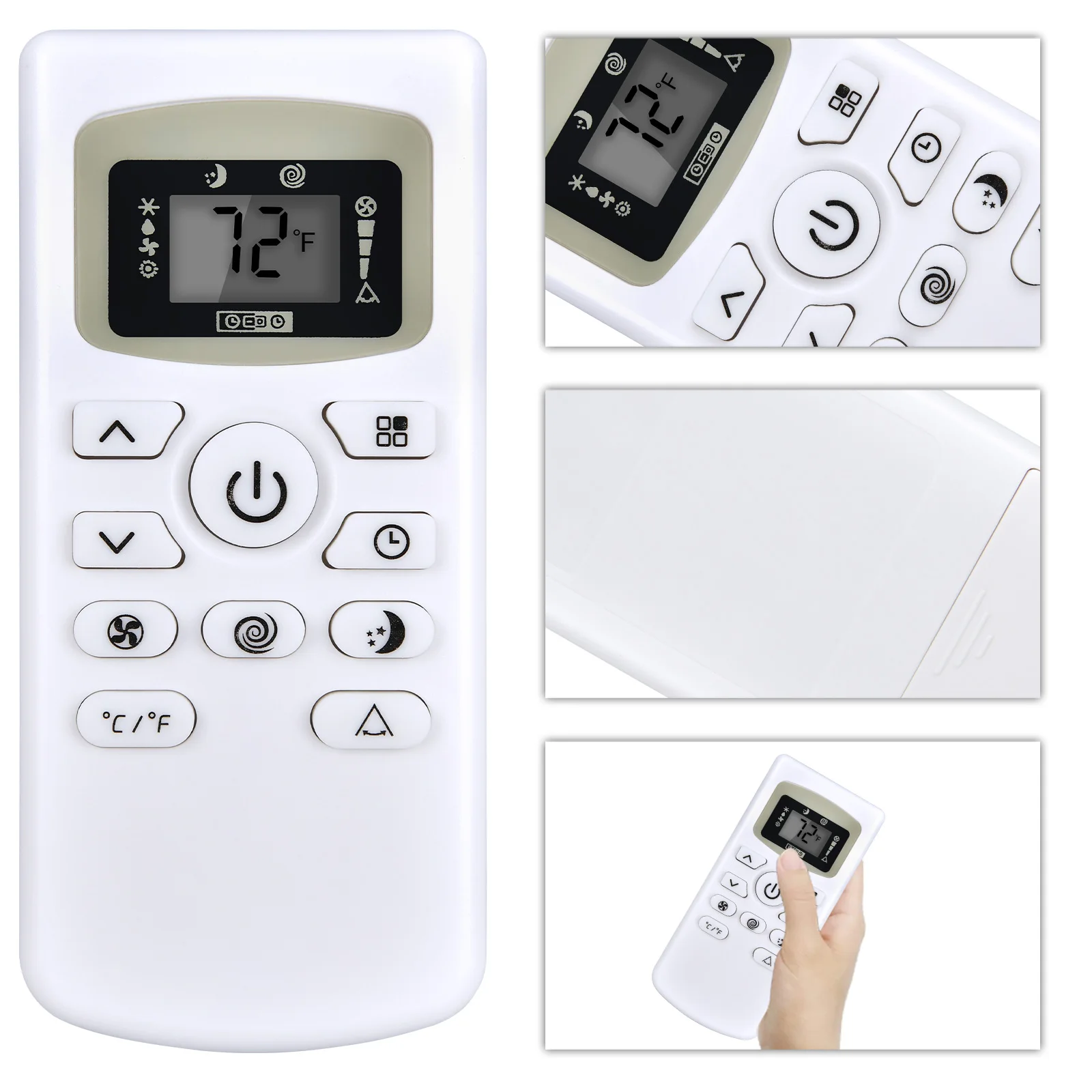 New AC Remote Control for Black+Decker Portable Air Conditioner BPACT12WT BPACT14HWT BPACT14WT BPACT08WT BPACT10WT BPACT12HWT