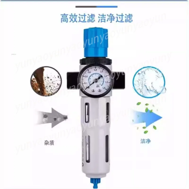 

Редукционный клапан LR-1/4-MINI 159625 из цинкового сплава, устойчивый к давлению до 16 кг, стабильный пневматический регулятор давления