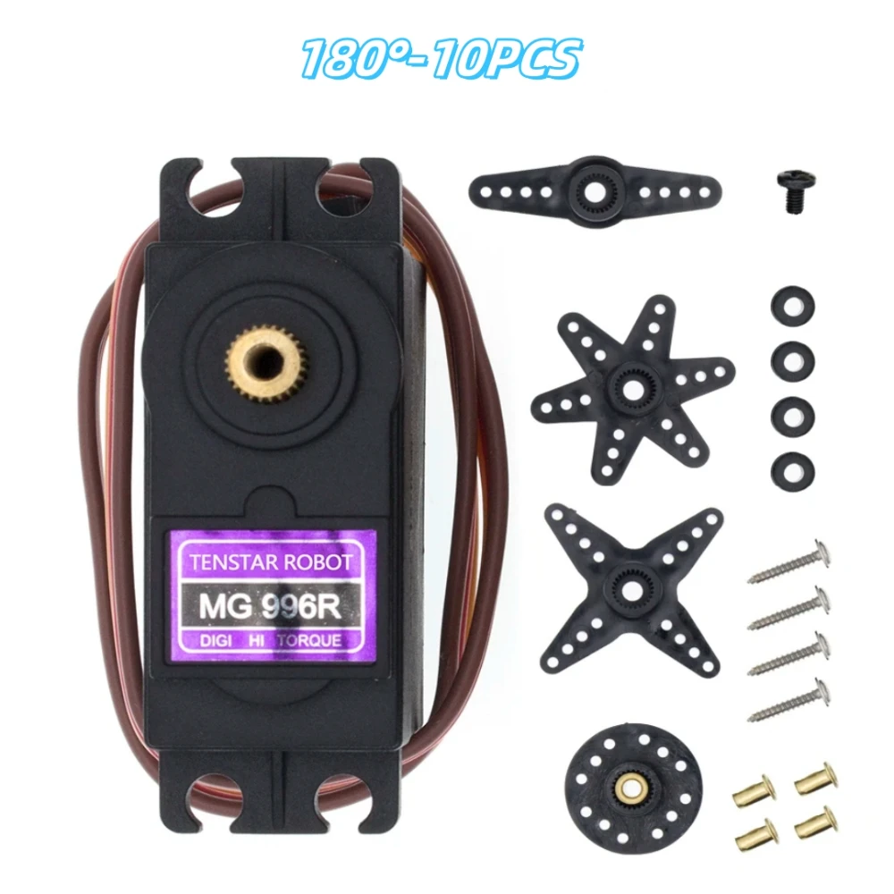 MG995 MG996 180 ° /360 °   Servo Metal Gear voor modelhelikopterboot voor doe-het-zelf mechanische arm MG996R MG995