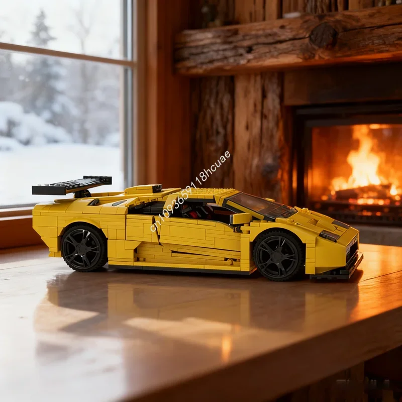 

1176pcs MOC Lamborghiniesed Diablo GTRs Creator Model Building Christmas Gift Blocks Construction Assemble Toy DIY Creative Idea
