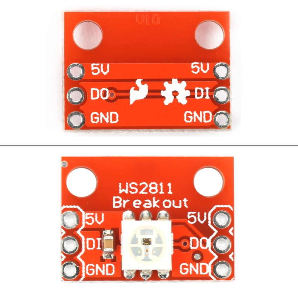 

5PCS 17.7* 12.5* 3.2mm Breakout Board WS2812 Chip WS2811 LED Breakout Module 5050 RGB LED WS2812 Breakout Board