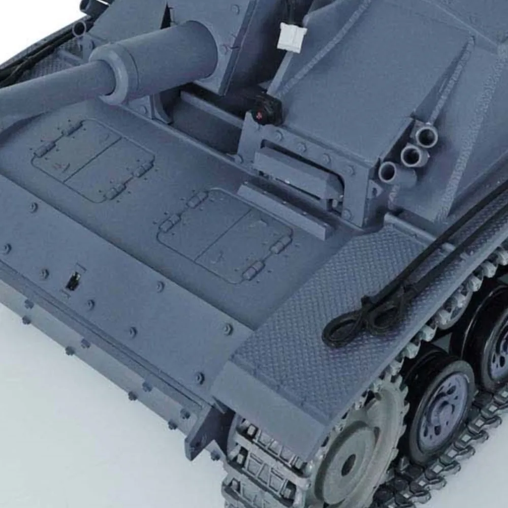 Gifts for Boys Heng Long 1/16 Scale RC Panzer 7.0  Stug III Upgraded RTR Remote Control Tank 3868 Metal Track Cars Vehicle Model