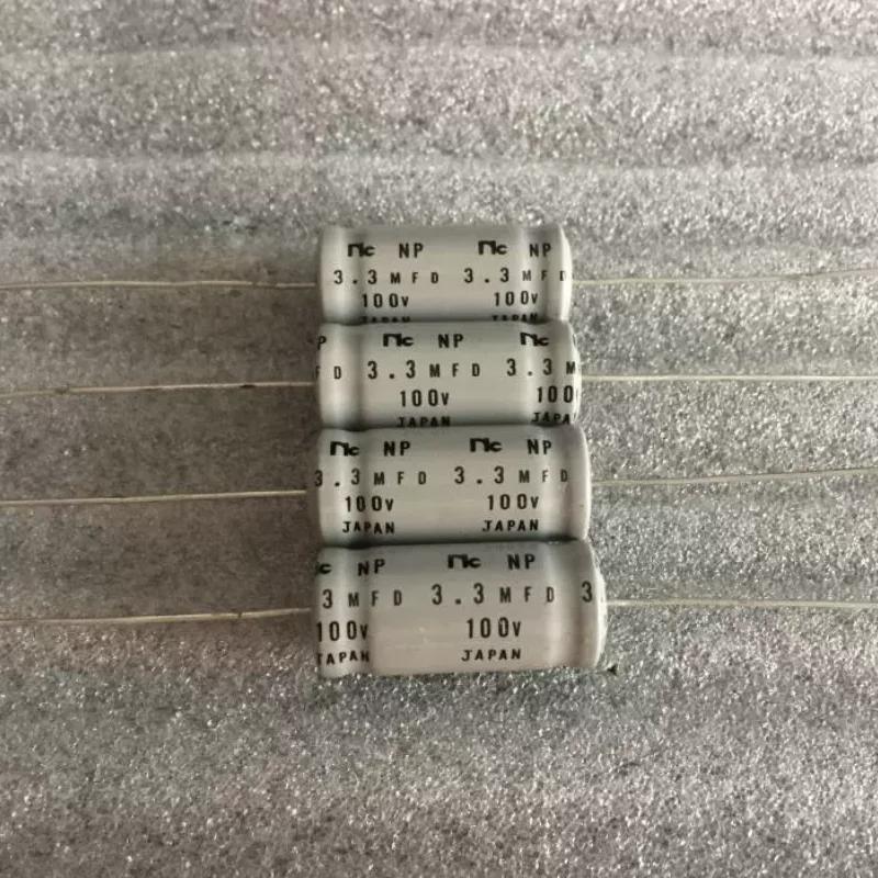 10-100pcs Japanese old MARCON Macon RIC NP 3.3UF100V fever audio frequency divider infinite capacitor