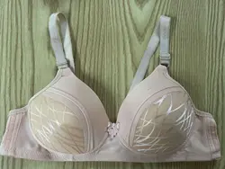 Female Women Ladies Underwear Middle-aged and Elderly Mom Ladies Bra Thin Section Large Size Without Steel Ring Women Brassiere