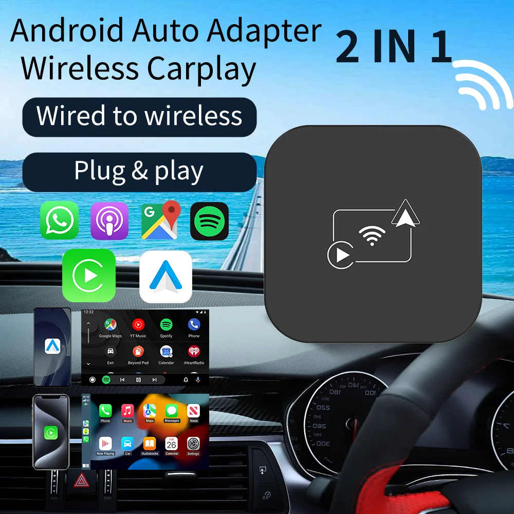2 In 1 Wireless Car…