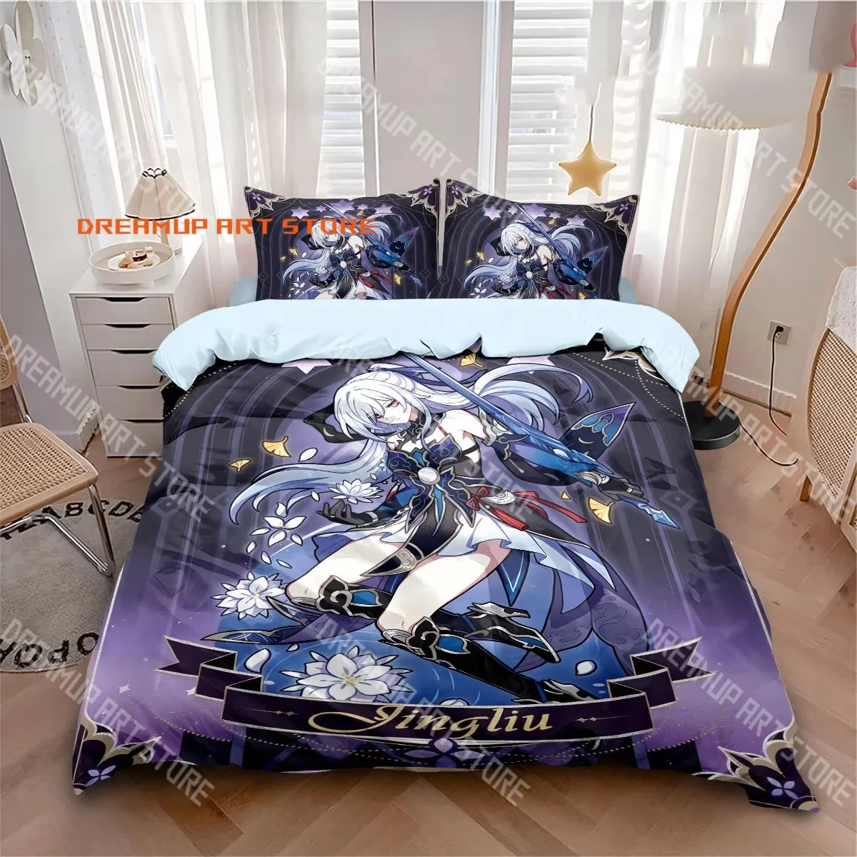 2026 3D Print Star Rail HSR Honkai Bedding Set Single Twin Full Queen King Size Bed Set Adult Kid Bedroom Duvetcover Set