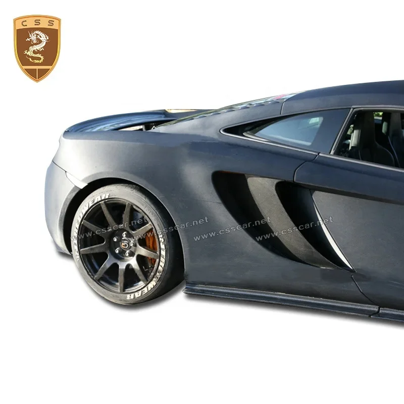 Best Quality Carbon Fiber Side Vents Cover Car Parts For Mclaren MP4-12C Auto Stying Accessories custom