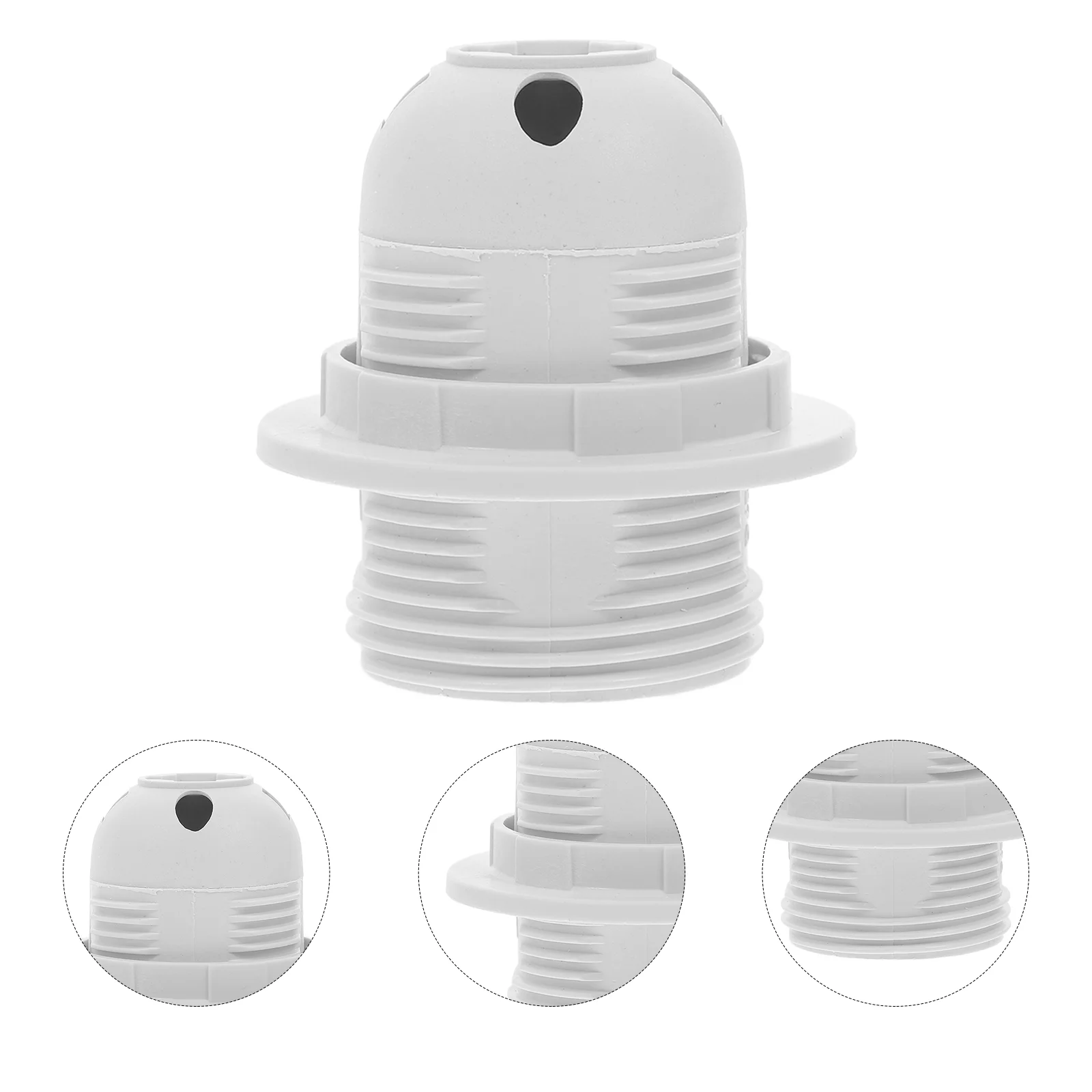 10 Pcs Screw Lamp Holder Light Bulb Socket Adapter Extension Chandelier Bulbs LED Clip Pbt Settings Desktop Base