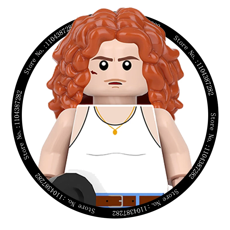 Горячие игрушки F033-F040 «Очень странные дела», строительные блоки, мини-фигурки, аксессуары, подарки на Хэллоуин, Рождество для детей