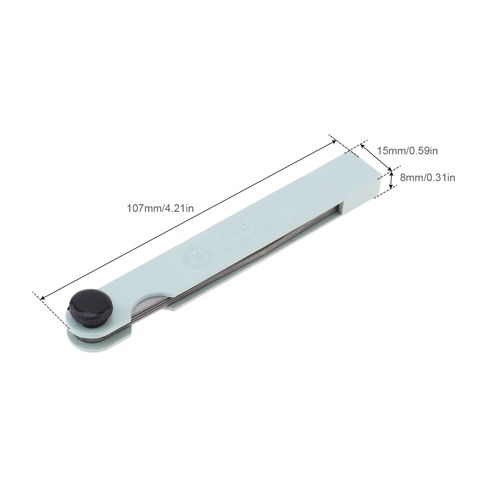 Metric Feeler Gauge zestaw mierników grubości ostrze wypełniacz do szczelin Tappet zawór pomiar grubości narzędzie do projektowania miernik miernik