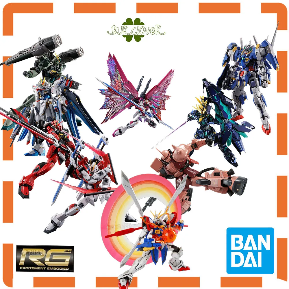 

BANDAI GENUINE RG Series DESTINY IMPULSE GUNDA TALLGEESEⅢ（TIANIUM FINISH) SWORD IMPULSE GUNDAN Anime Figure Toys Gift IN STOCK