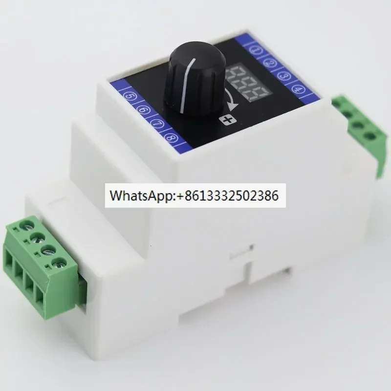 2pcs 485MODBUS Rail type/installation voltage 0-5V/10V signal generator AC220V analog variable frequency valve/opening control