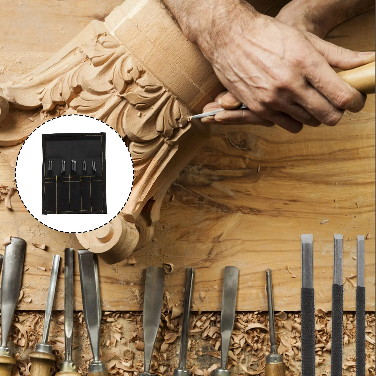 

10 шт., набор инструментов для камня, инструмент для гравировки из высокоуглеродистой стали для штампов, инструмент для резьбы по камню, дереву, деревообрабатывающие H инструменты для хранения