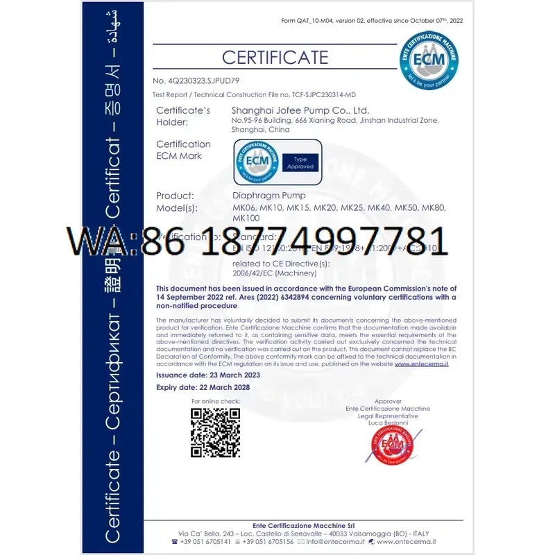 custom for JOFEE 1/2 Inch Stainless Steel Pneumatic Diaphragm Pump OEM Liquid Transfer with CE Certification Factory