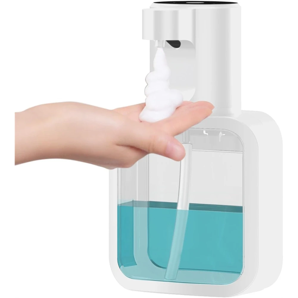 A07R Electric Automatic Foaming Soap Dispenser 17Oz/500Ml, Touchless Hand & Dish Soap Dispenser- For Kitchen & Bathroom