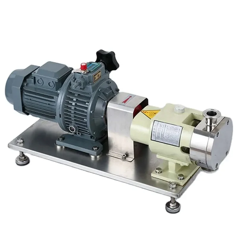 Food Grade Rotary Cam Sanitary Vacuum Pump for Machining Applications SS304 SS316L