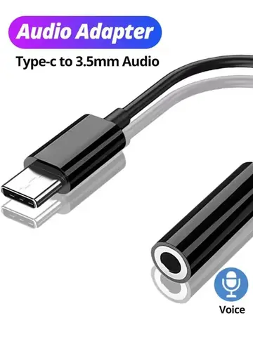 Headphone Connector Adapter for Huawei Mate 30 P30 Xiaomi Android Phone USB Type C To 3.5mm Earphone Jack Audio Cable Adapter