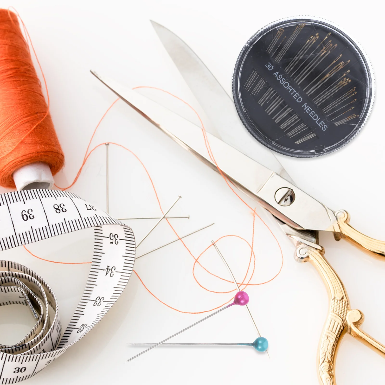 

79Pcs Sewing Kit Set Portable Compact Organizer with Essential Notions for Home Travel Emergency Use Sewing Kit