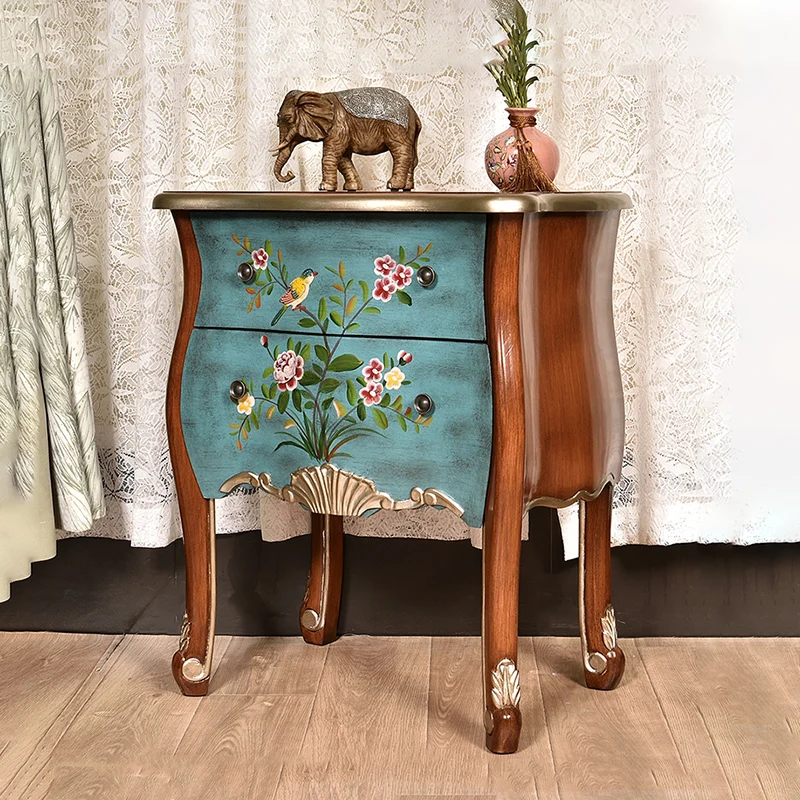 Mesita De Noche clásica De mediados De siglo, mesita De Noche De lujo Premium Vintage, almacenamiento, Mesitas De Noche De moda, muebles De dormitorio