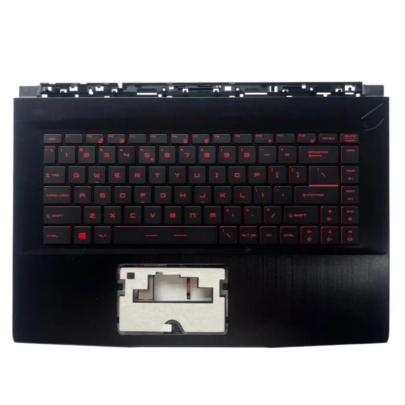 New Casing For MSI GF63 8RC 8RD GF63VR MS-16R1 16R3 16R5 Lower Bottom Base Cover D Shell/Upper Case Palmrest Cover Red backlight