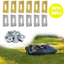 10/30pcs Trimmer Blade Lawn Mower Grass Replacement Trimmer Cutter Piece Husqvarna Automower/Garden Robotic Lawnmower Tools