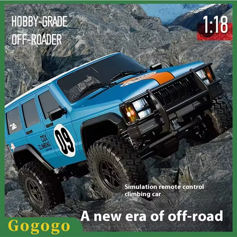 

Новый масштаб 1:18, дистанционное управление, внедорожный альпинистский автомобиль, связанные фары, полная пропорция, 2,4G, 4WD, модель пикапа, игрушки, подарок