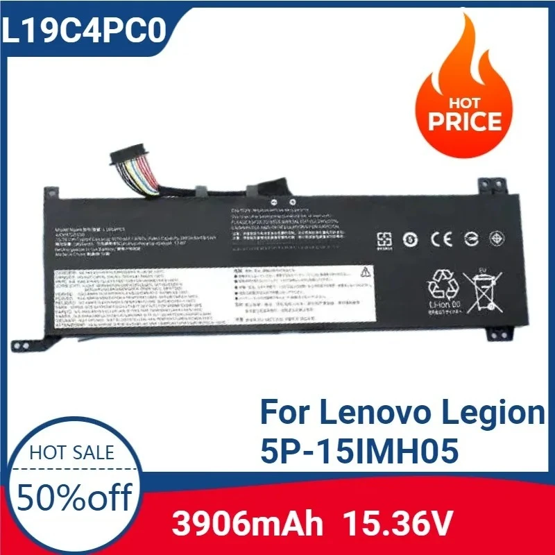 

L19C4PC0 Laptop Battery Replacement for Lenovo Legion 5P-15IMH05 Legion 5-15IMH05 5-15ARH05 Series L19M4PC0 L19M4PC1 L19C4PC1