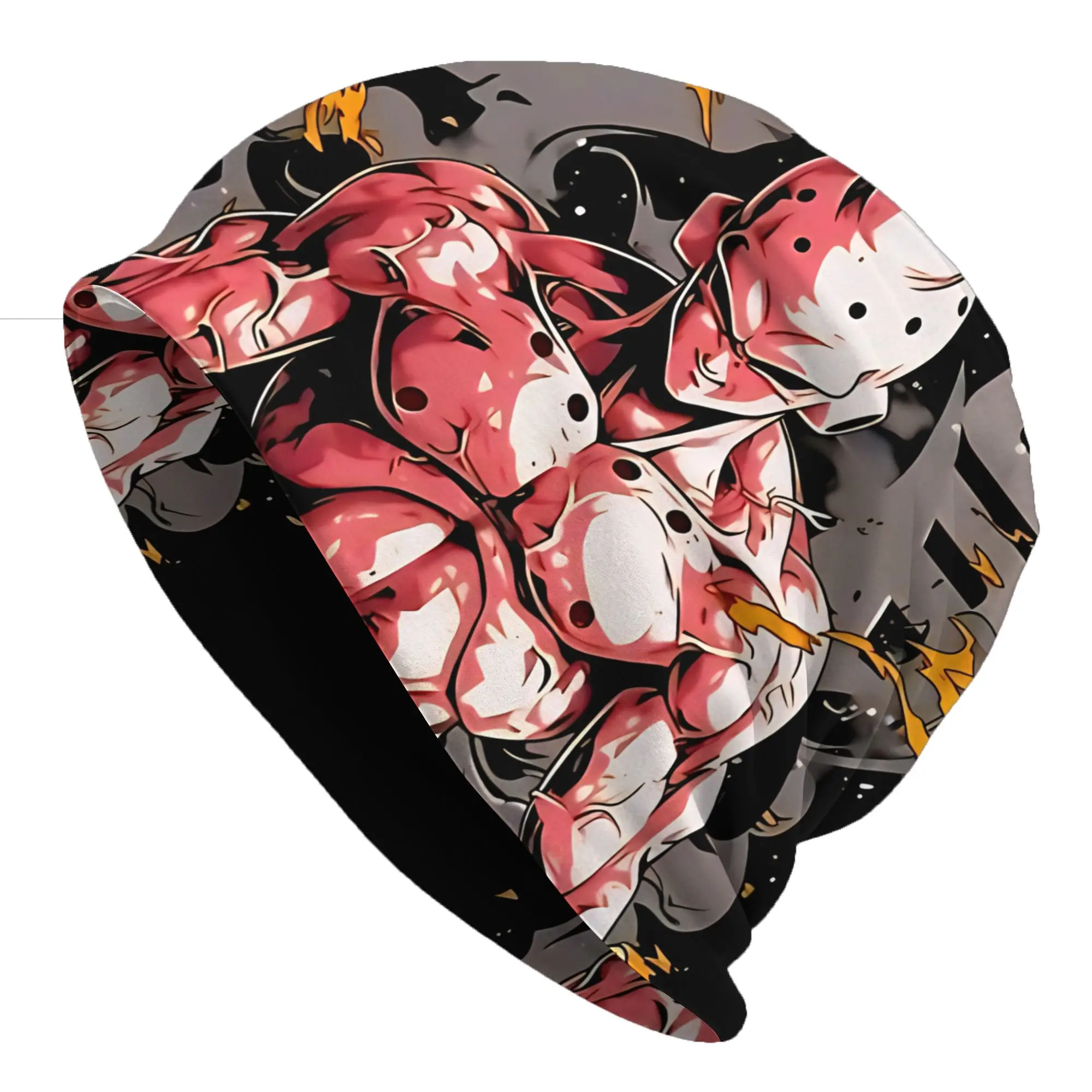 Gorro de Invierno Dragon Ball Majin Buu Energy Fist Fluid para Hombres y Mujeres, Gorros de Punto, Gorros de Esquí, Gorros Suaves