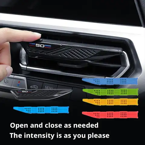BMW 차량용 블레이드 모양 에어프레셔너, 스타일링 벤트 향수 디퓨저 향기 에어프레셔너 클립 향수