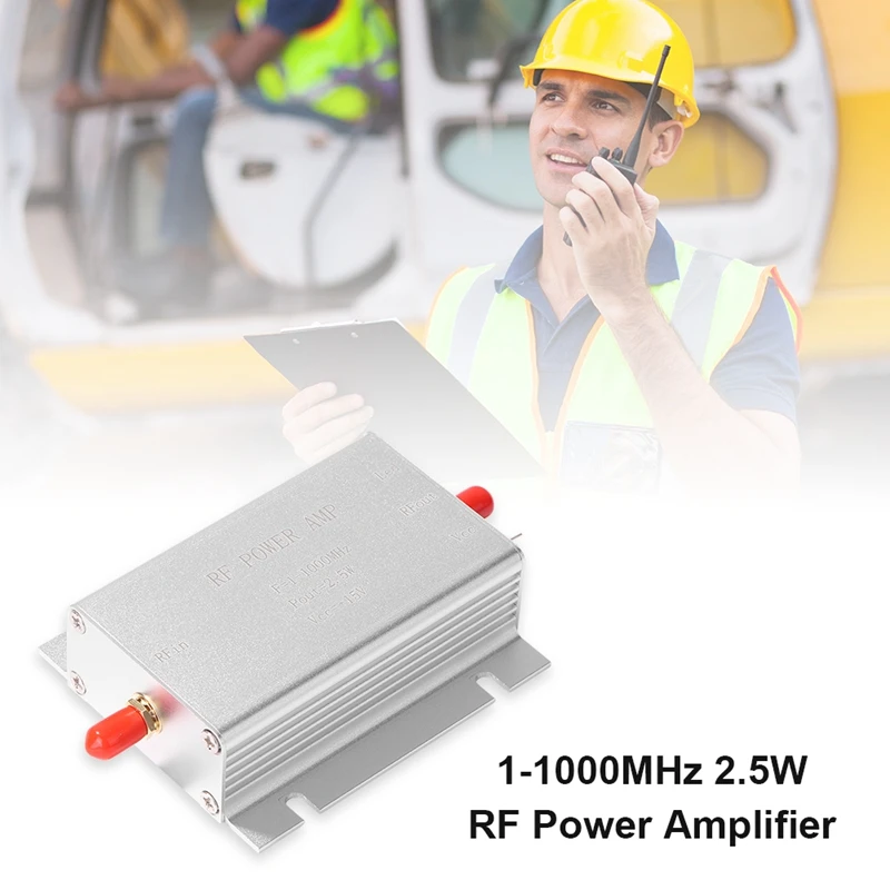 RF Power Amplifier 1-1000Mhz 2.5W HF VHF UHF FM AMP FM Transmitter For Radio Wireless Remote Controller Walkie Talkie