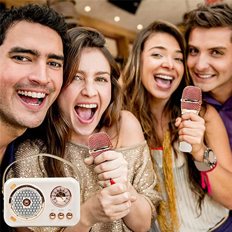 

Efficient Portable Bluetooth Speaker with Microphone Set, Speaker (White)