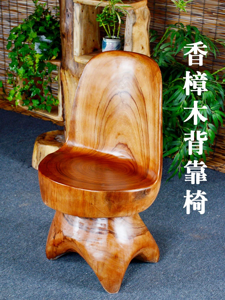 Wooden pier stool stool master chair seat home chair