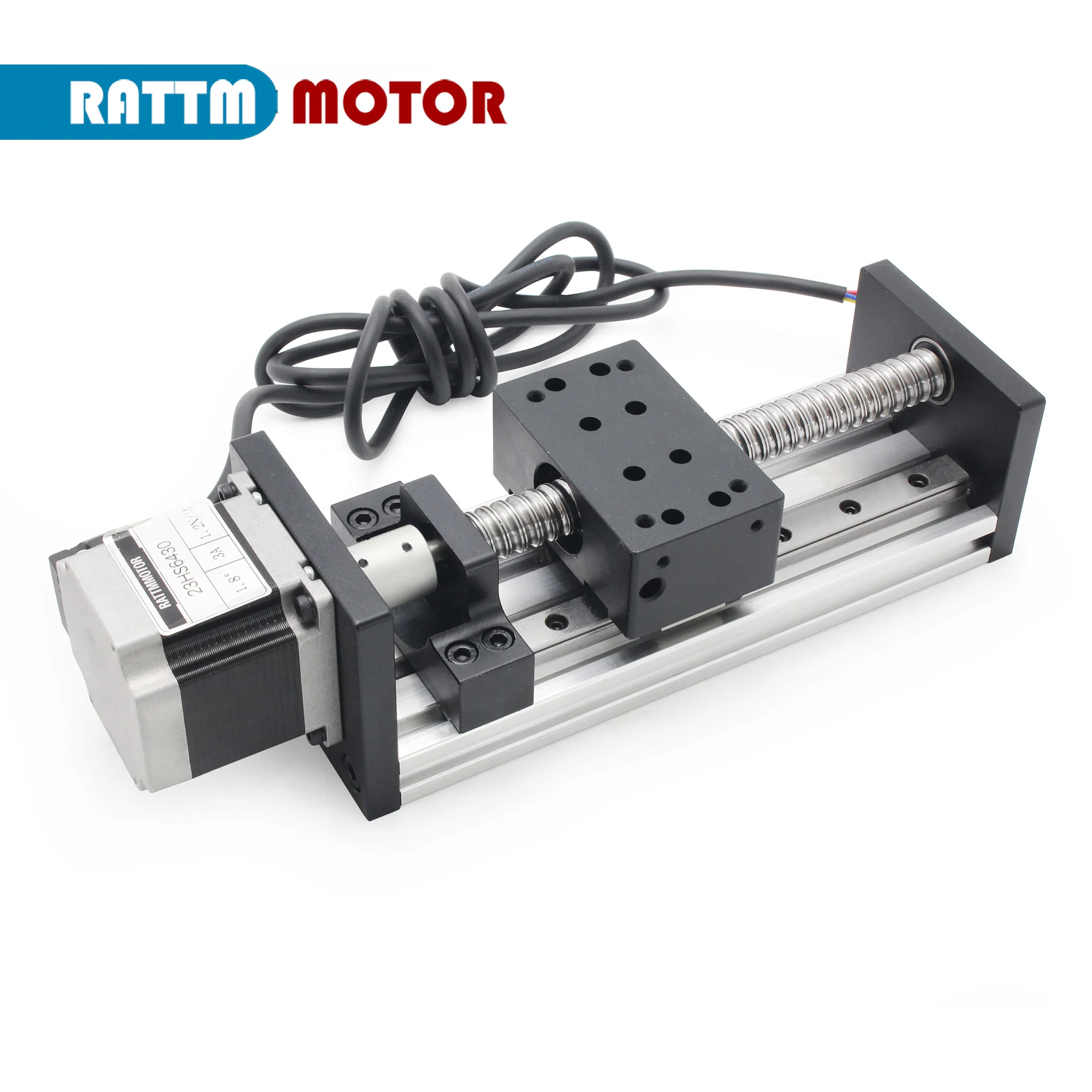 CNC X Y Z Axis Linear Guide Stage Motion Actuator Cross Sliding Table Travel Stoke 100 200 300 400mm HBX1605