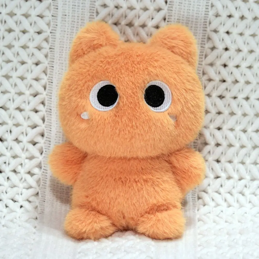 Siamesisches Kätzchen, orangefarbene Katze, Plüschpuppe, faule Kuh, Katze, Ragdoll, Katzenplüschtier, gefüllte, flauschige, heterochromatische Katzenpuppe